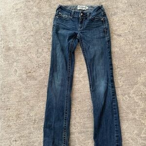 Ariat REAL Denim 25R Blue Jeans Mid-rise Straight EUC